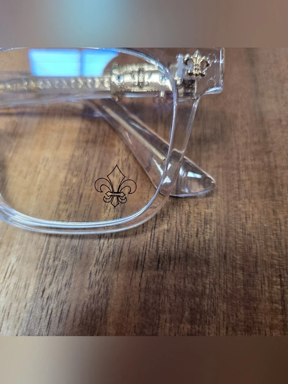 Clear UNISEX Chrome Hearts Eyeglasses Frames - Transparent Style